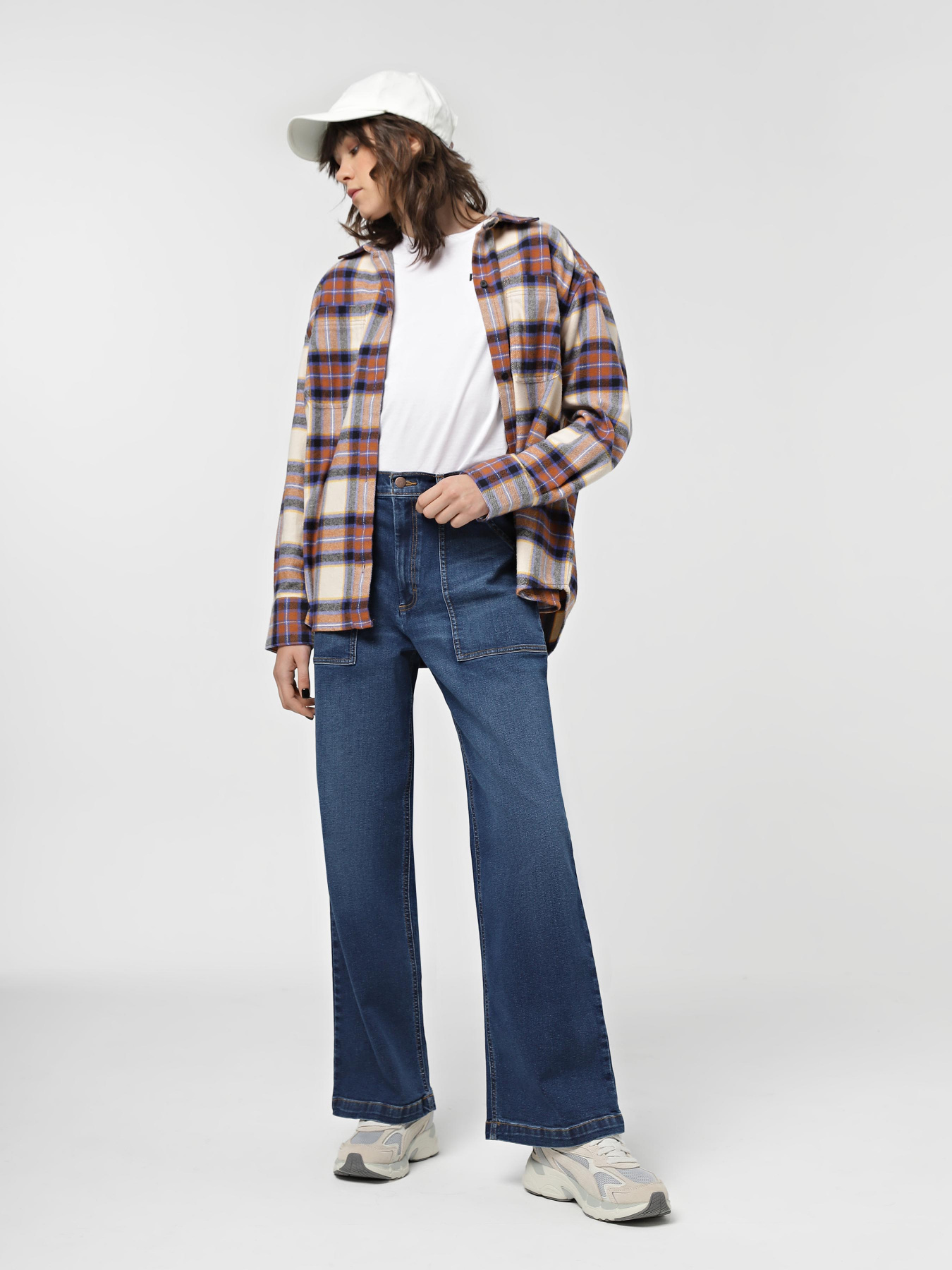 Джинсы Wrangler Cropped Carpenter модель 112339507 Фото
