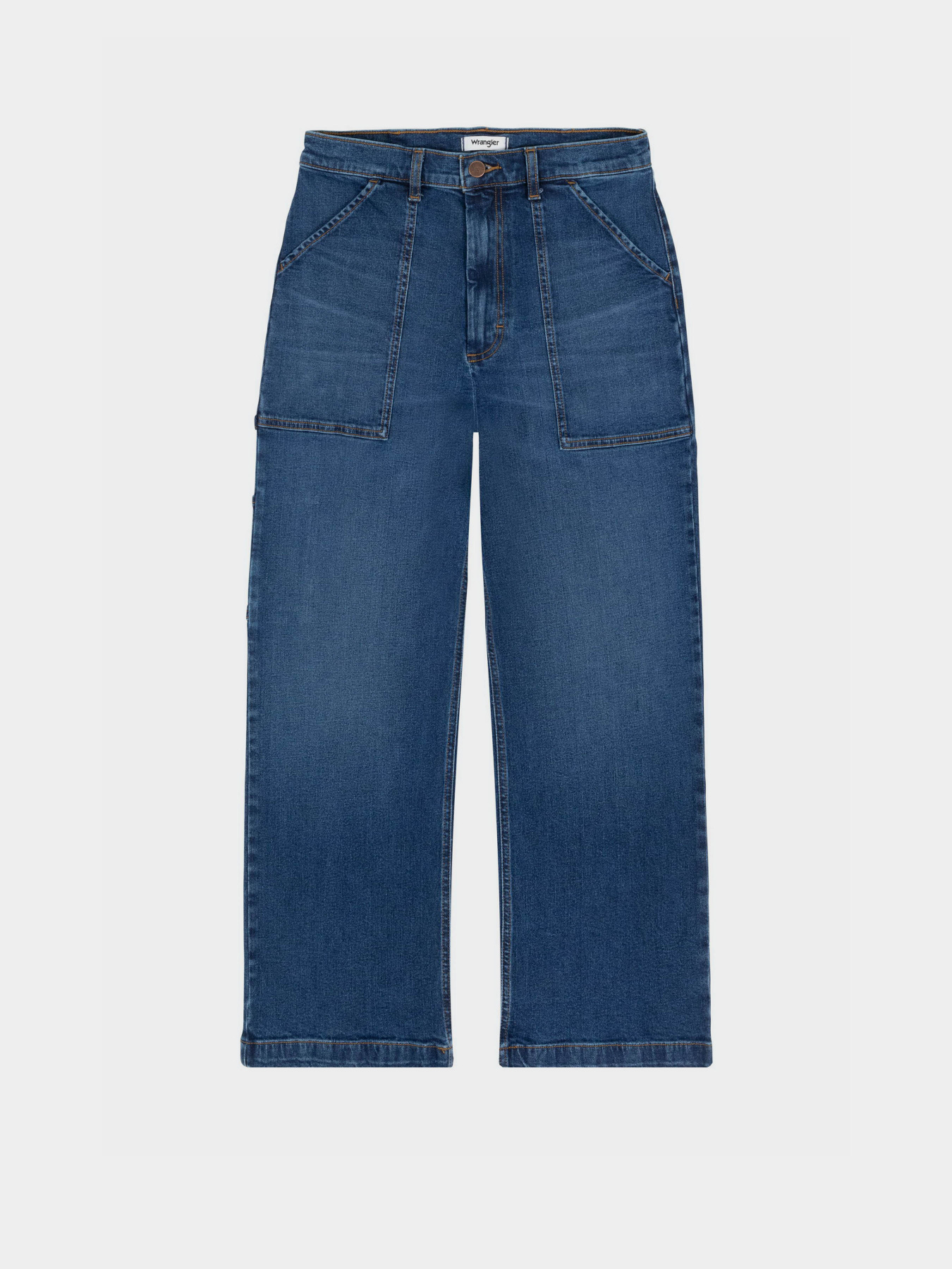 Джинсы Wrangler Cropped Carpenter модель 112339507 Фото