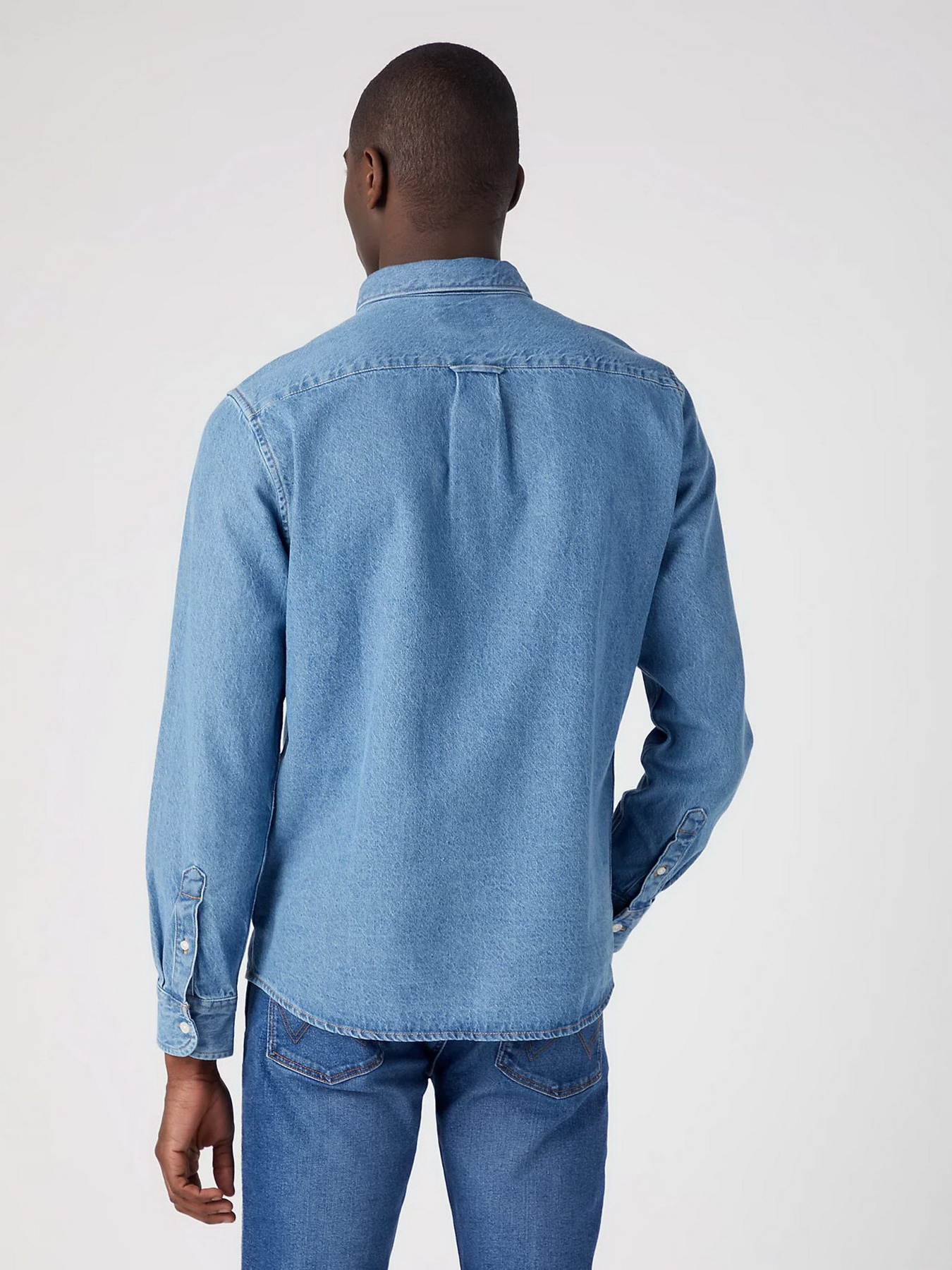 Рубашки Wrangler Ls 1 Pkt Button Down модель 112341914 Фото