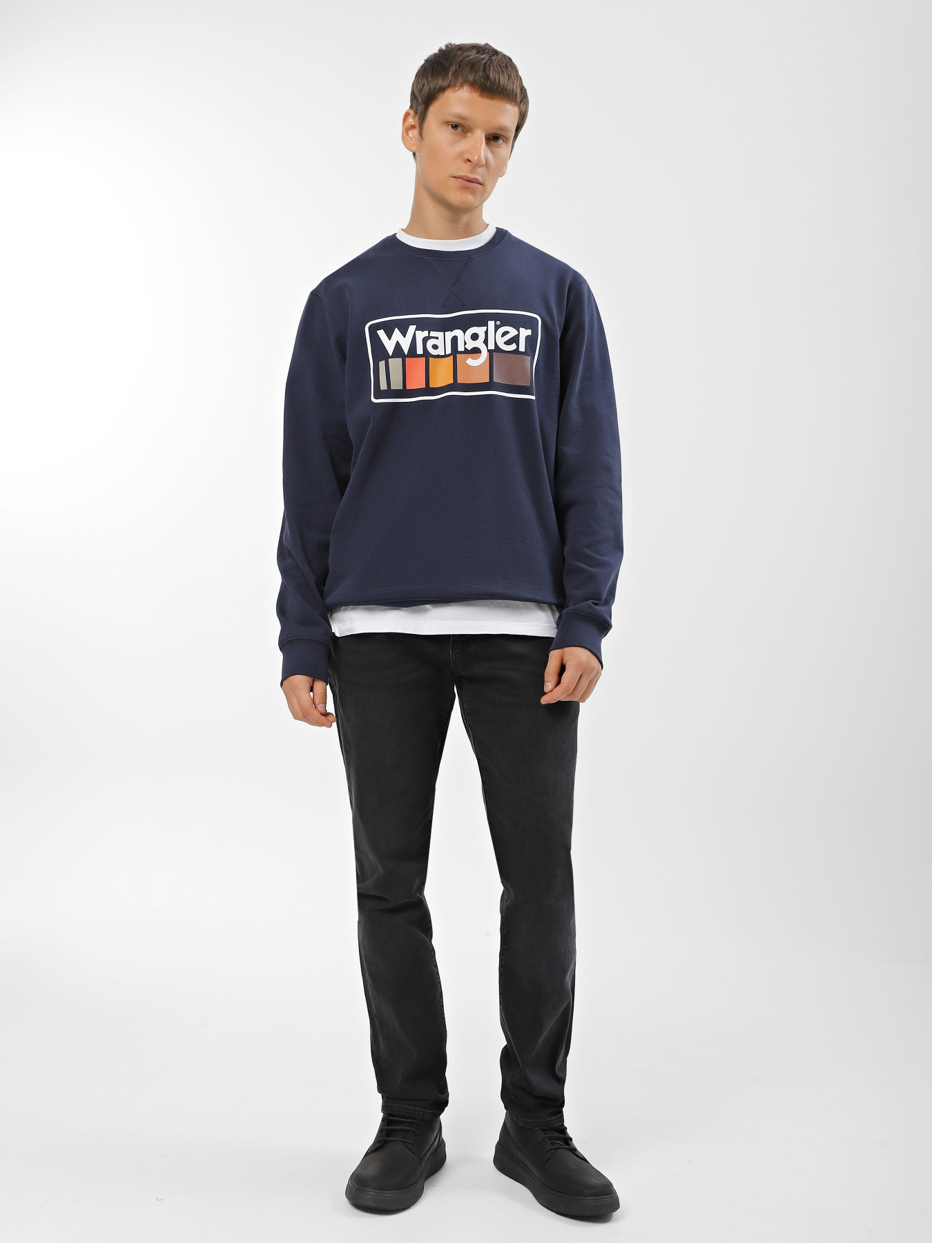 Худи и свитшоты Wrangler Graphic Crew Sweat модель 112339482 Фото