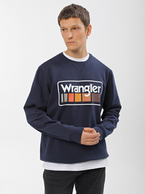 Худи и свитшоты Wrangler Graphic Crew Sweat модель 112339482 Фото