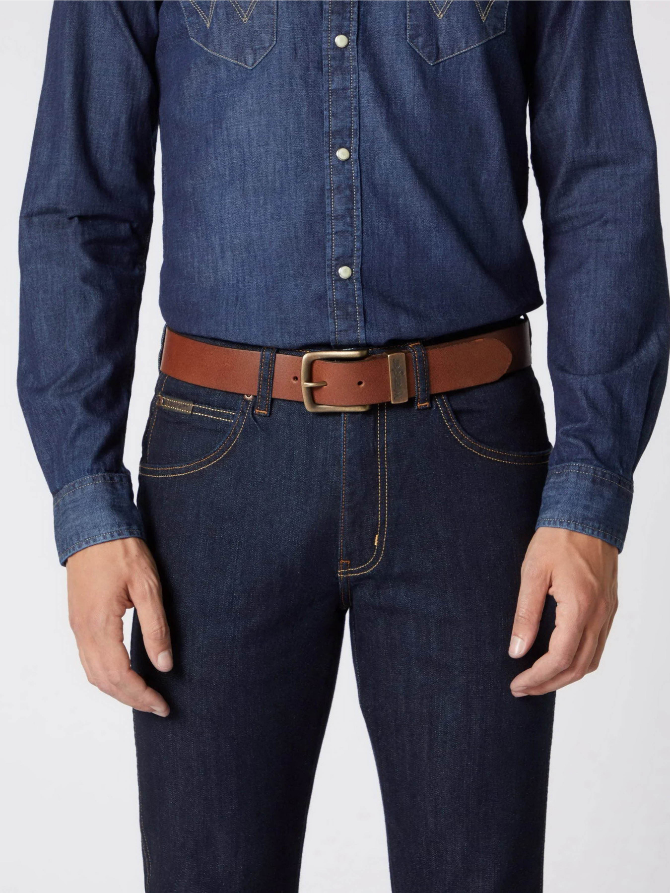 Ремені Wrangler Metal Loop модель W0080US6K Фото