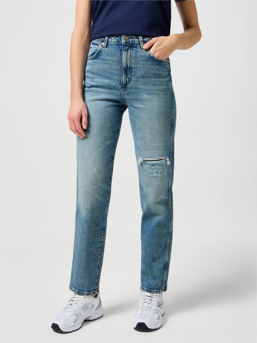 Джинсы Wrangler Mom Straight модель 112343582 Фото