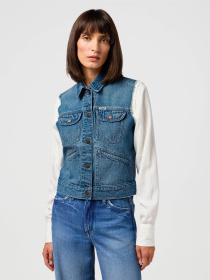 Куртки та дублянки Wrangler Shrunken Denim модель 112350356 Фото