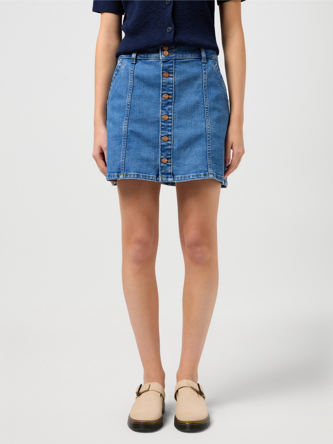 Юбки Wrangler Denim Mini модель 112352524 Фото