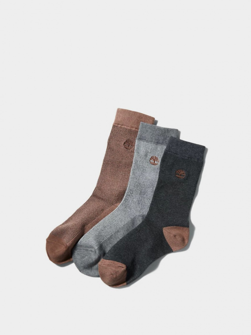 Носки и гольфы Timberland Three Pair Pack Piqué Crew модель TB0A1EQK500 Фото