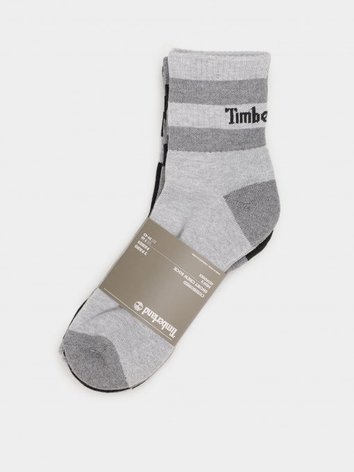 Носки и гольфы Timberland Three Pair Pack Striped Ankle модель TB0A1EYIC81 Фото