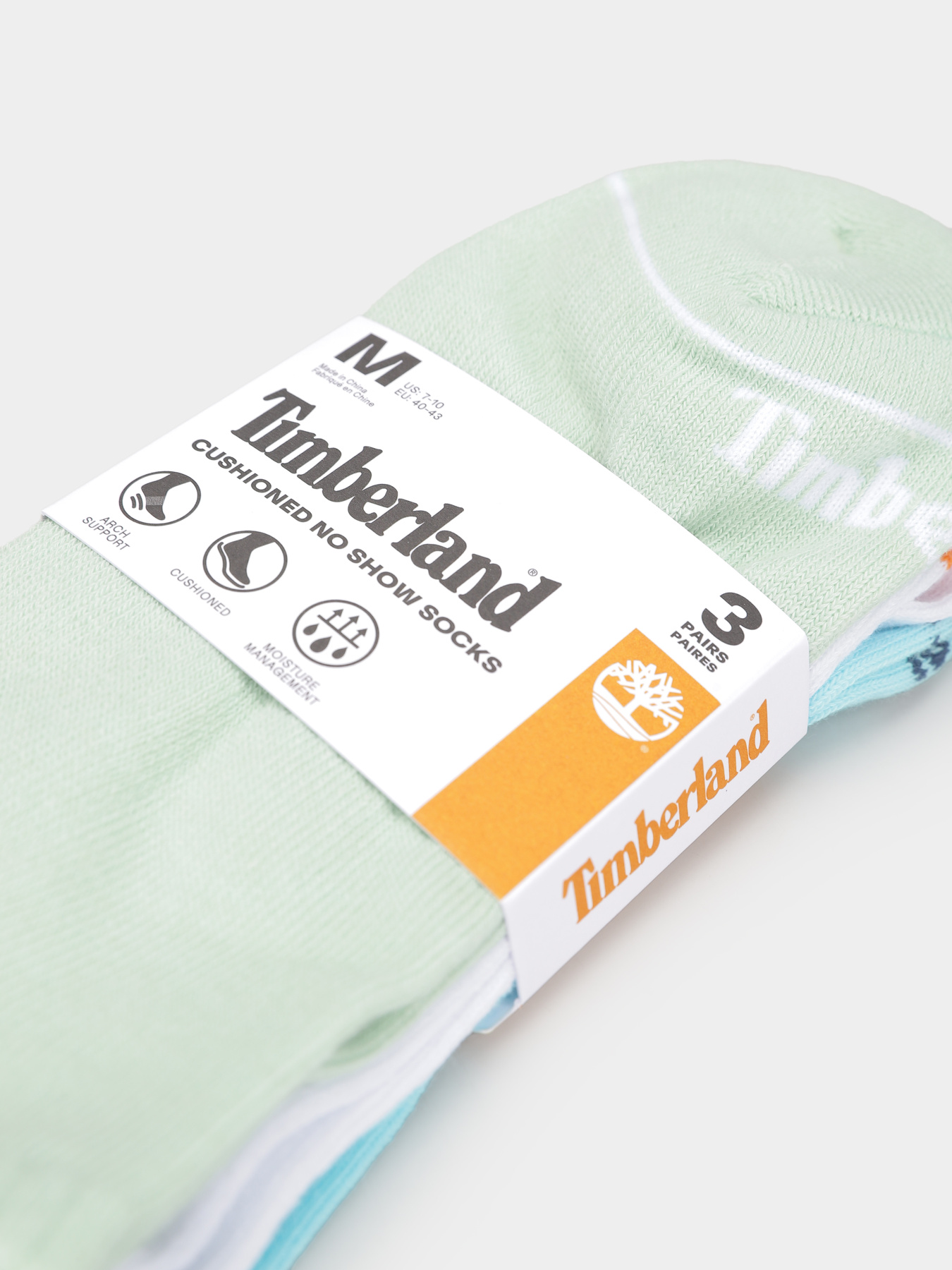 Шкарпетки та гольфи Timberland No Show 3PP TB Core модель TB0A6BDUENE Фото