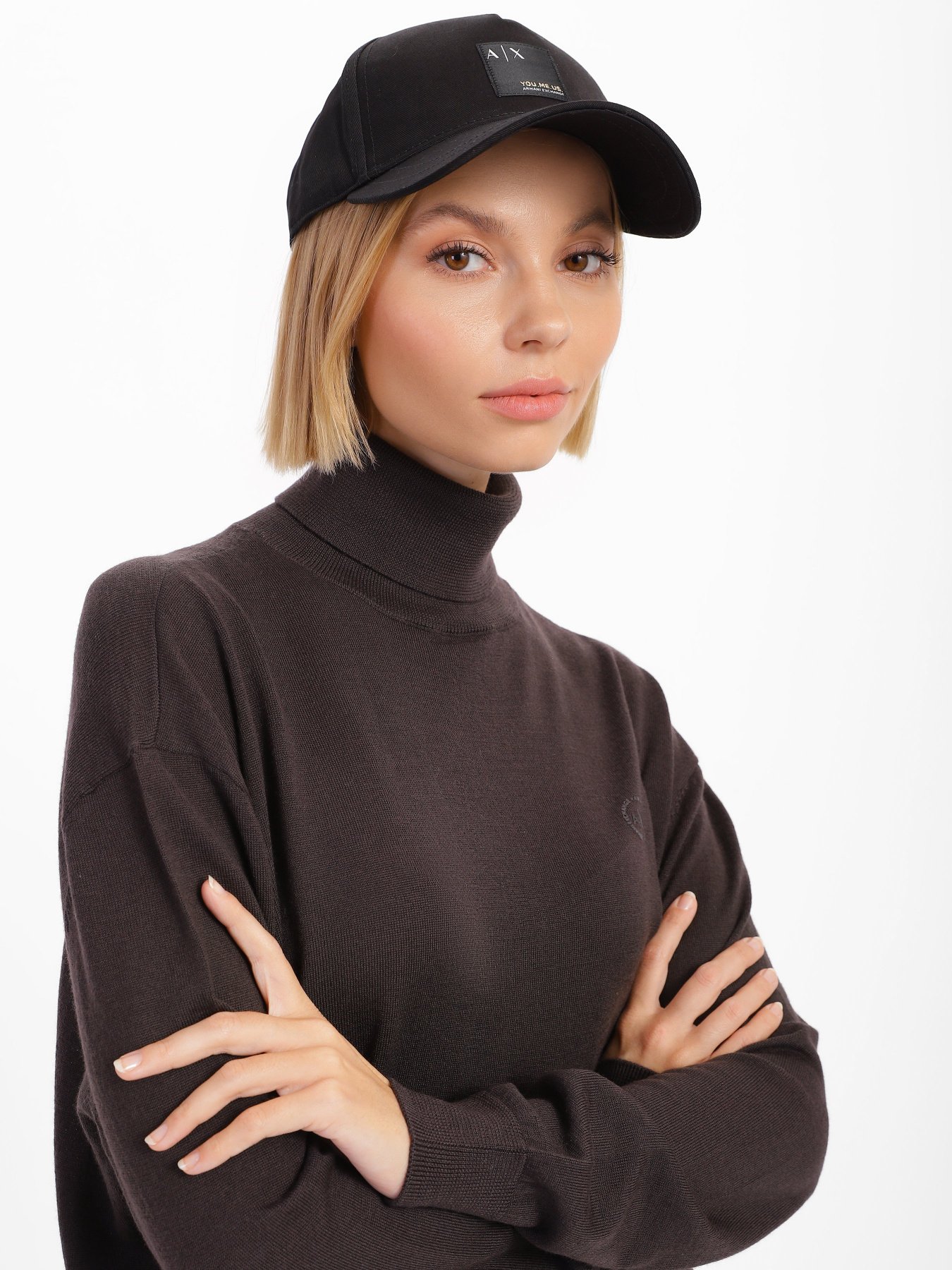 Шапки та кепки Armani Exchange YOU.ME.US. модель 944155-2F106-00020 Шапки та кепки Armani Exchange YOU.ME.US. модель 944155-2F106-00020 Фото