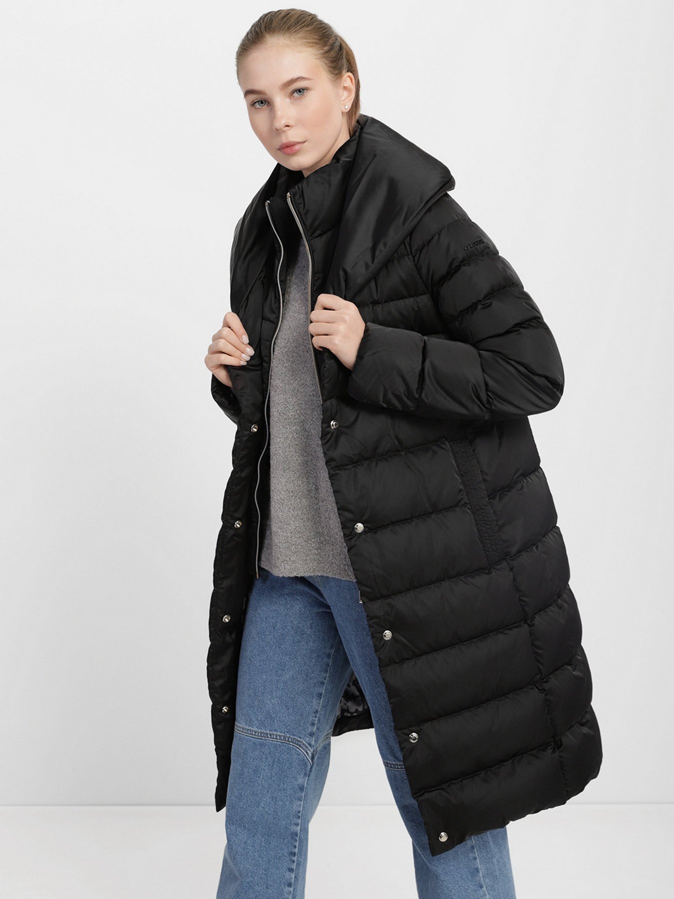 Куртки и дубленки Geox Chloo модель W1425N-T2655-F9000 Куртки и дубленки Geox Chloo модель W1425N-T2655-F9000 Фото