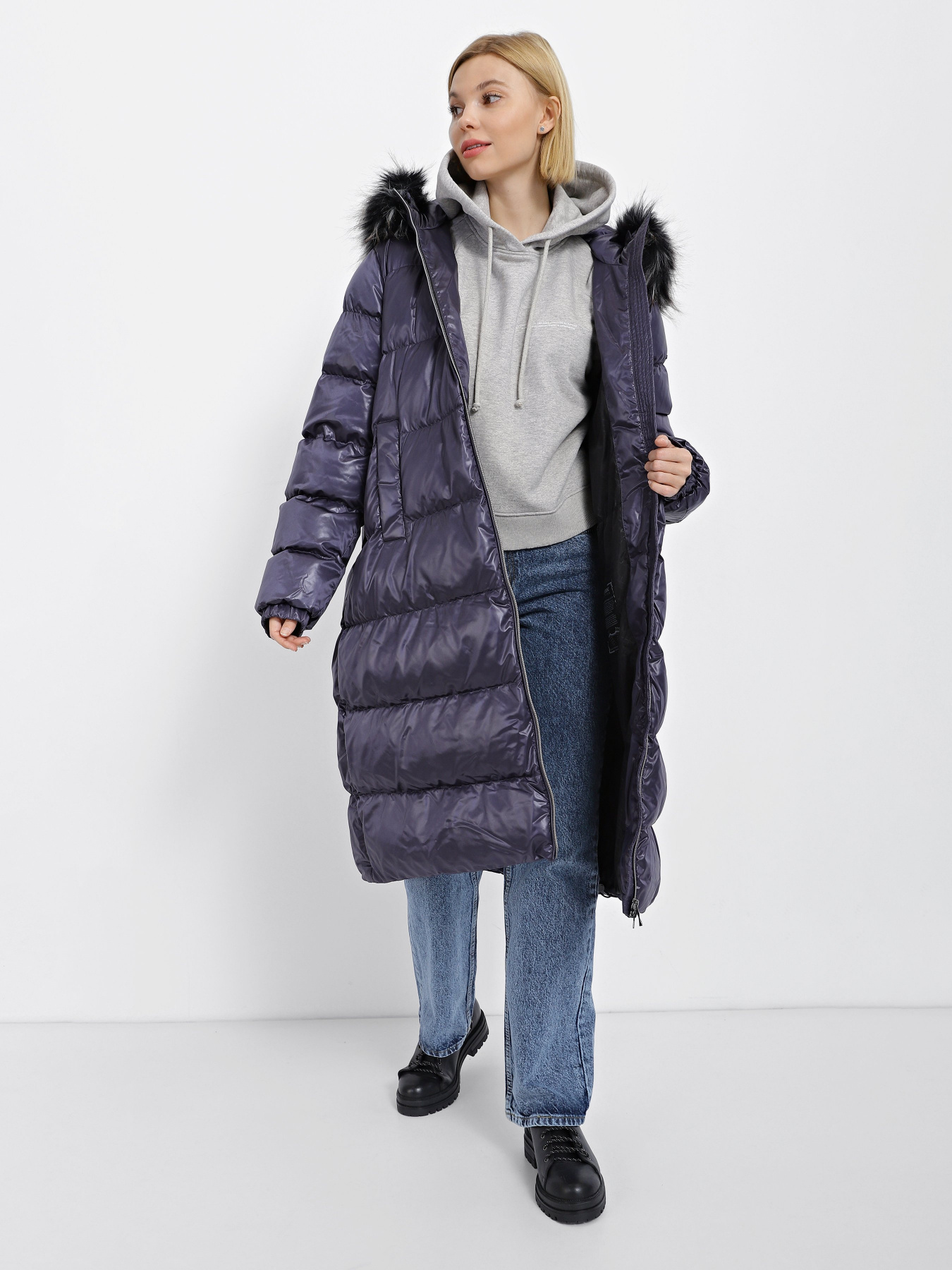 Куртки и дубленки Geox Becksie модель W2628H-T2843-F4569 Куртки и дубленки Geox Becksie модель W2628H-T2843-F4569 Фото