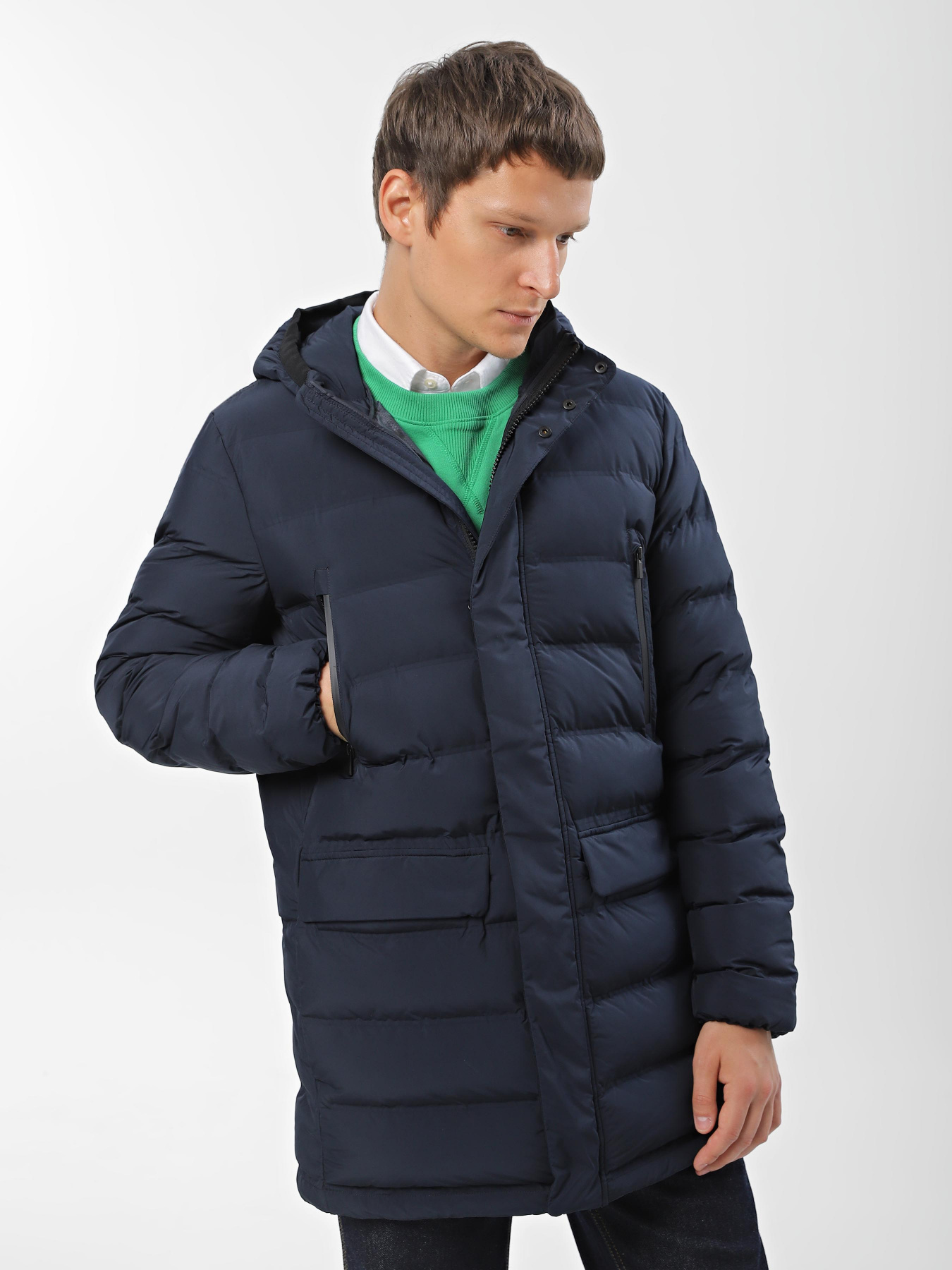 Пальто и плащи Geox Spherica модель M3628L-T2961-F1624 Пальто и плащи Geox Spherica модель M3628L-T2961-F1624 Фото