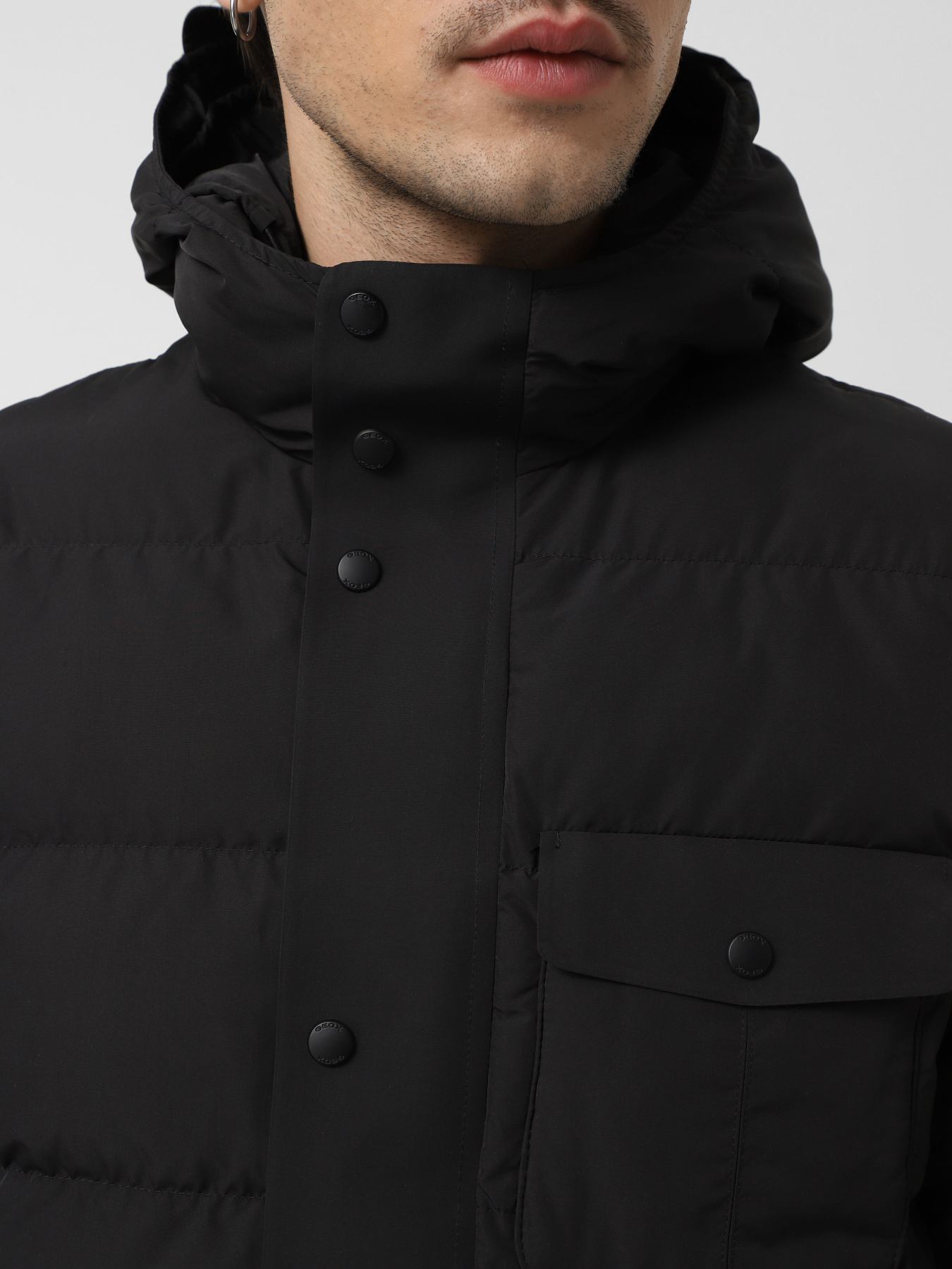 Куртки та дублянки Geox Pieve Hood Jkt модель M4628M-T3129-F9000 Фото