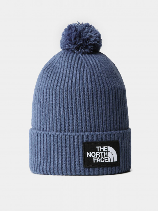 Шапки и кепки The North Face Logo Box Pom Beanie модель NF0A3FN3HDC1 Фото