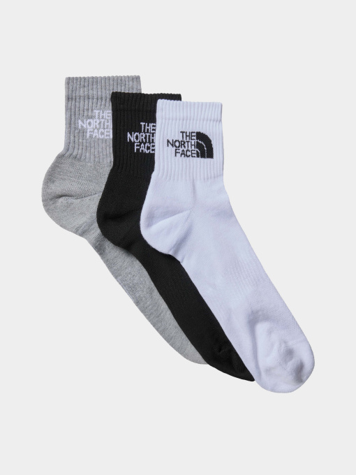 Шкарпетки та гольфи The North Face Multi Sport Cush Quarter Sock 3p модель NF0A882G3OW1 Фото