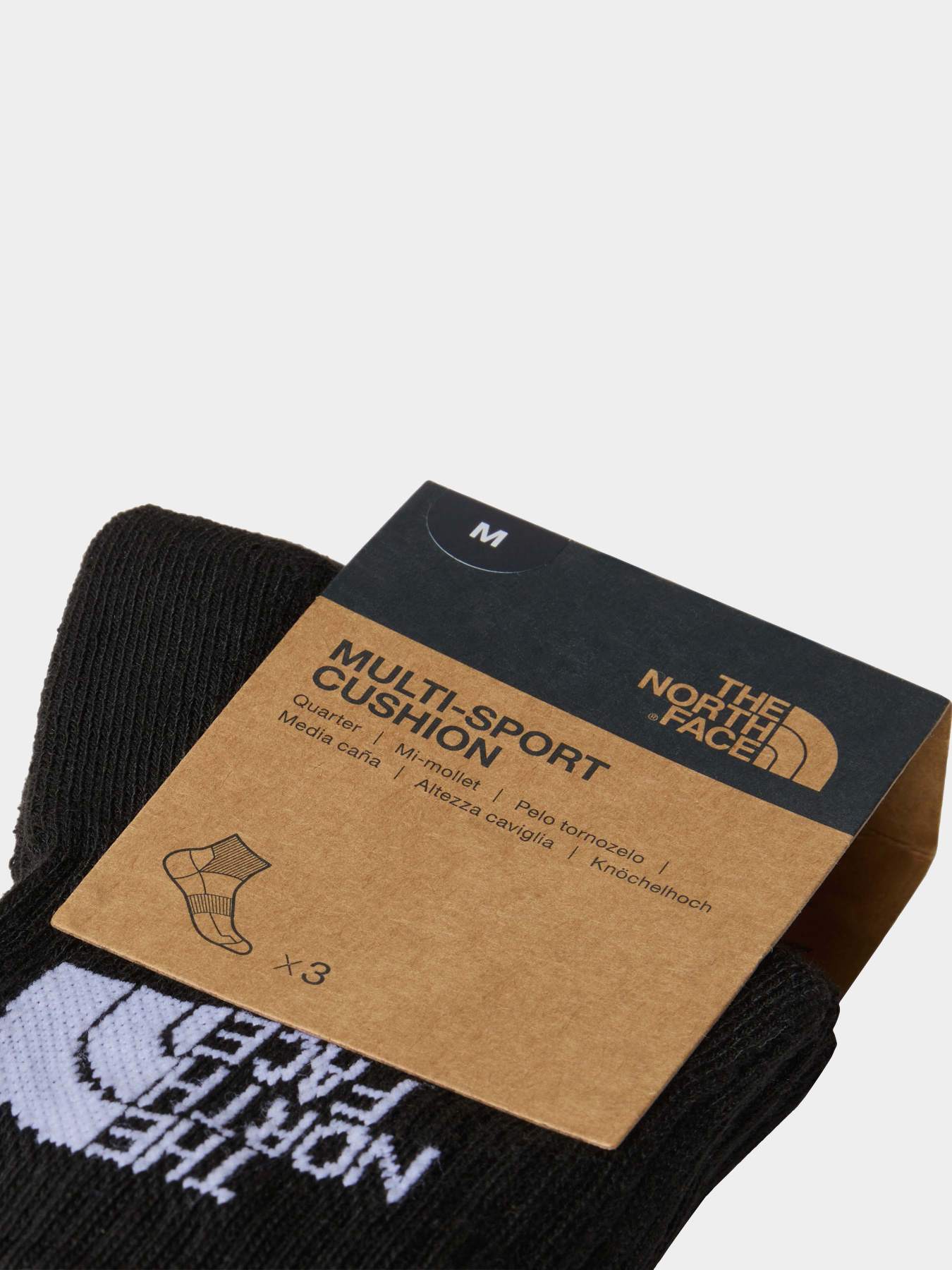 Шкарпетки та гольфи The North Face Multi Sport Cush Quarter Sock 3p модель NF0A882GJK31 Шкарпетки та гольфи The North Face Multi Sport Cush Quarter Sock 3p модель NF0A882GJK31 Фото