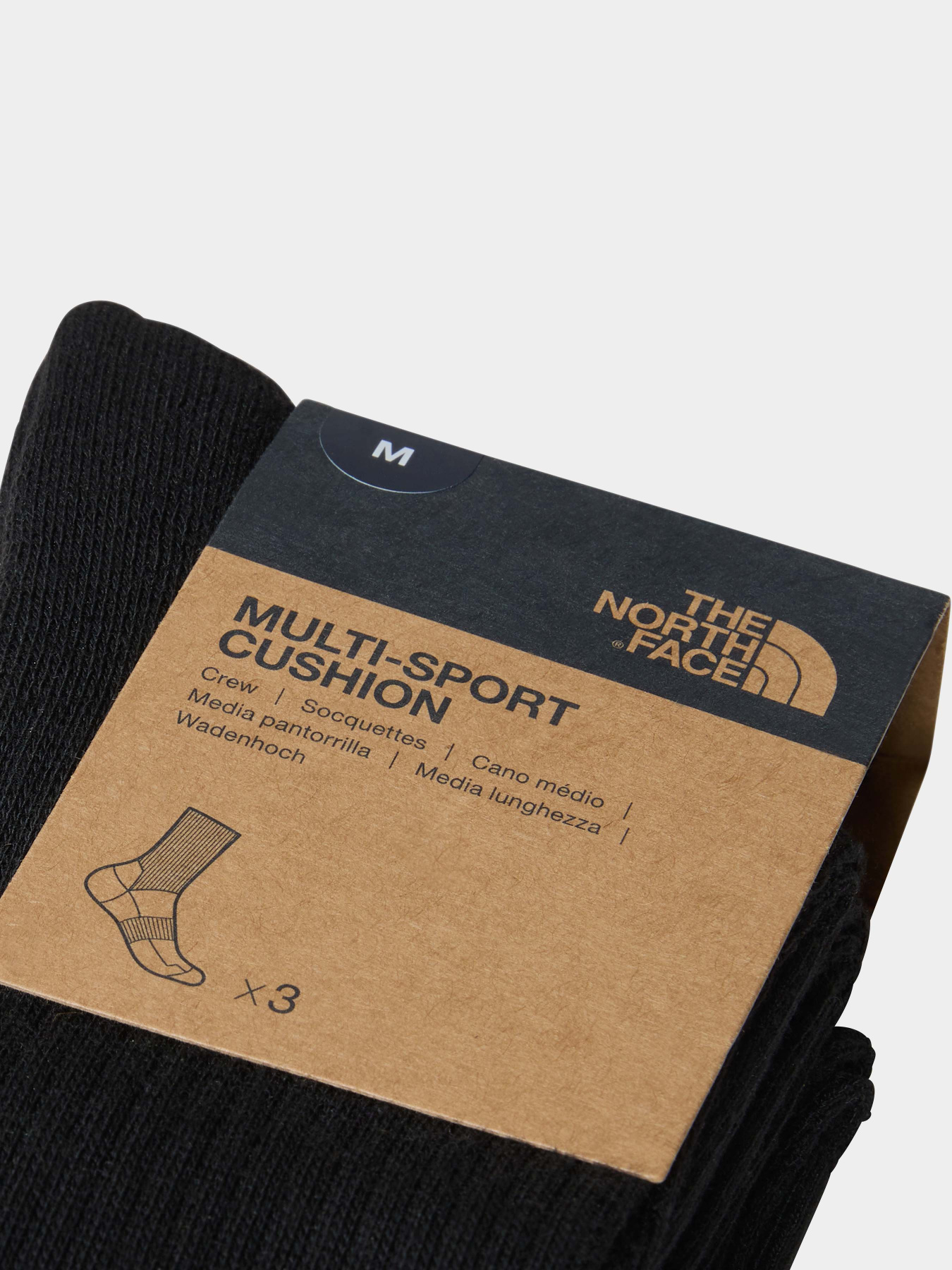 Носки и гольфы The North Face Multi Sport Cush Crew Sock 3p модель NF0A882HJK31 Фото