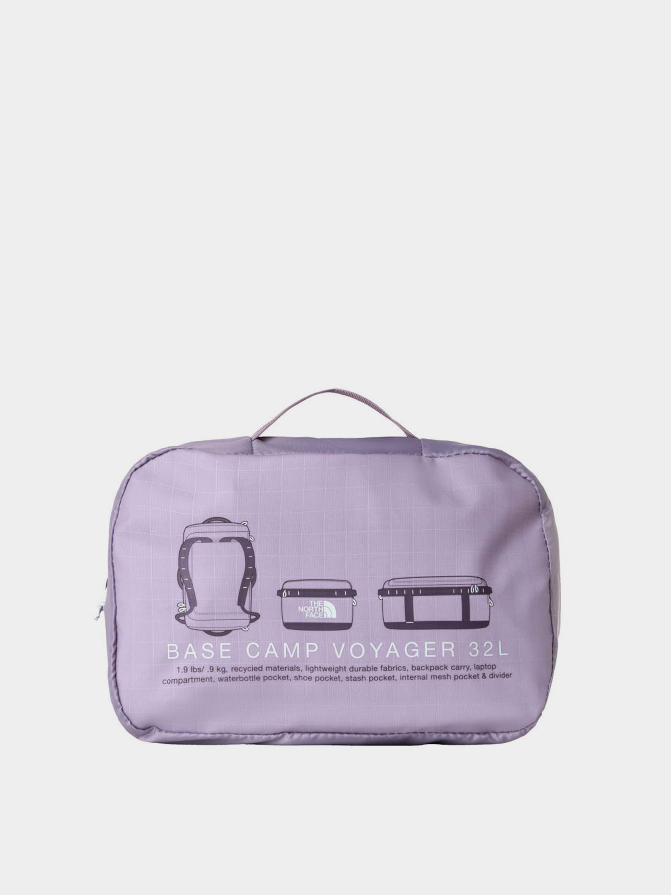 Дорожные сумки и чемоданы The North Face BASE CAMP VOYAGER DUFFEL 32L модель NF0A52RRN8R1 Фото