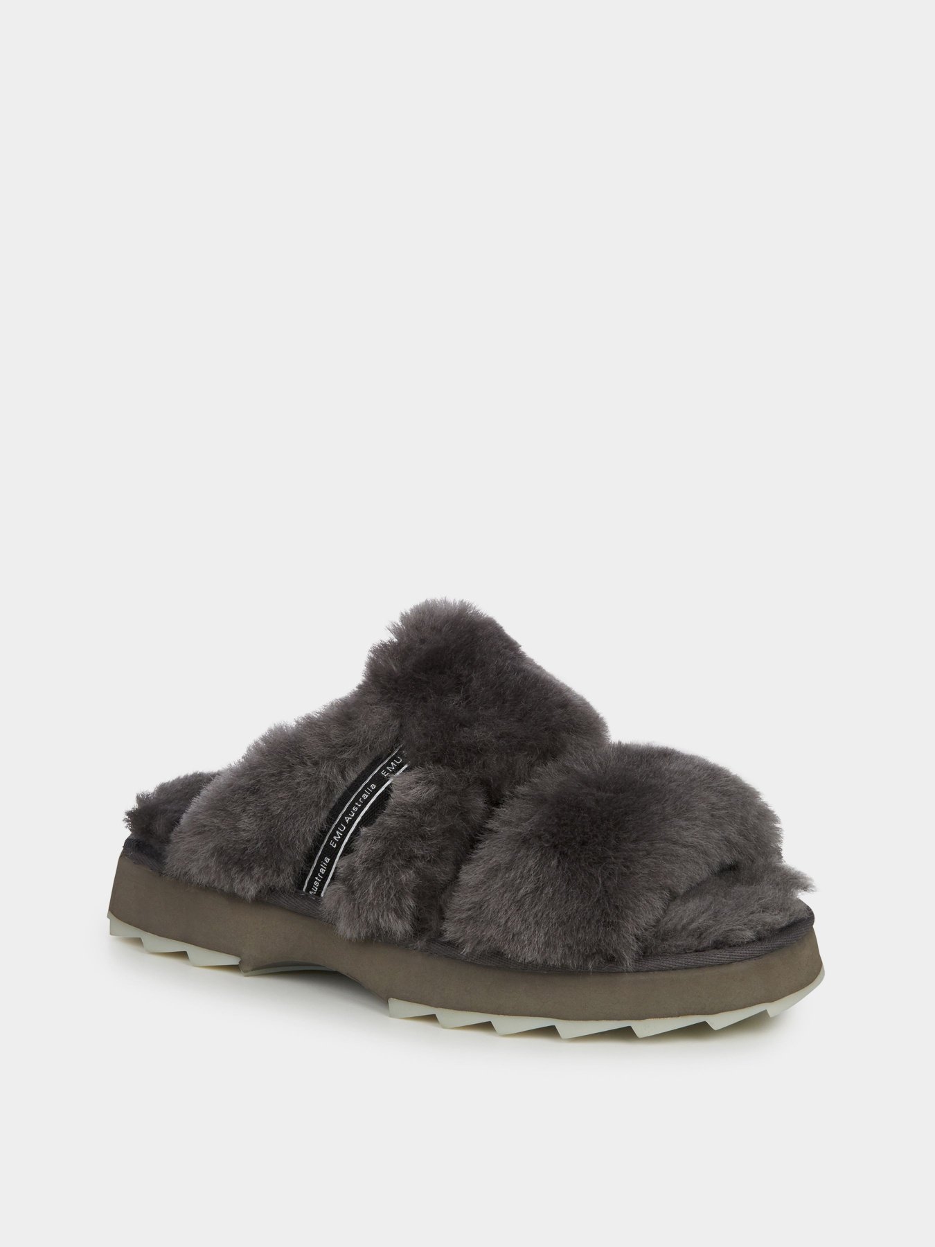 Тапки EMU модель W12316-charcoal Тапки EMU модель W12316-charcoal Фото