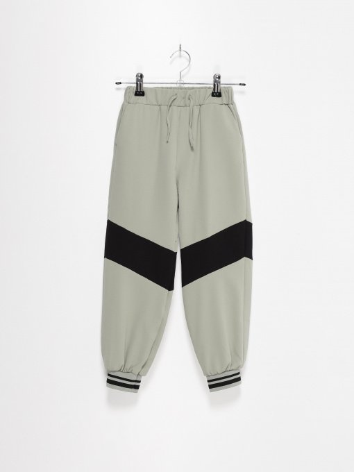 Штани ZARA модель 1639/706/500_с.зелений з чорним Фото