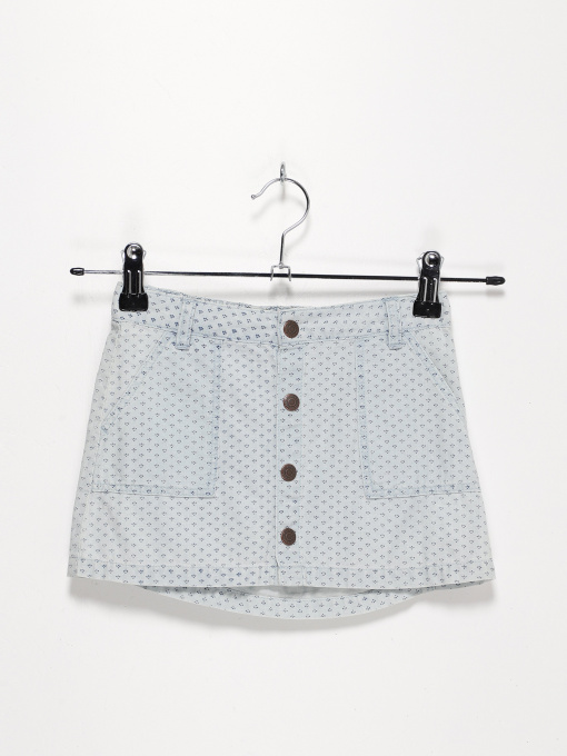Юбки ZARA модель 5060/620/230_с.блакитний комб. Фото