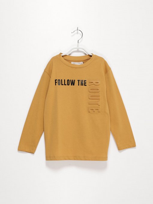 Худі та світшоти ZARA модель 5584/771/305_гірчичний з чорним Фото