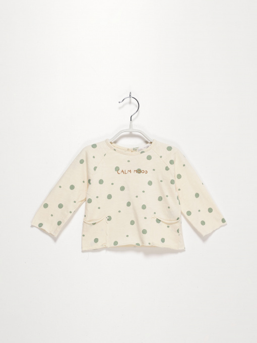 Худи и свитшоты ZARA модель 6061/576/052_с.бежевий комб. Фото