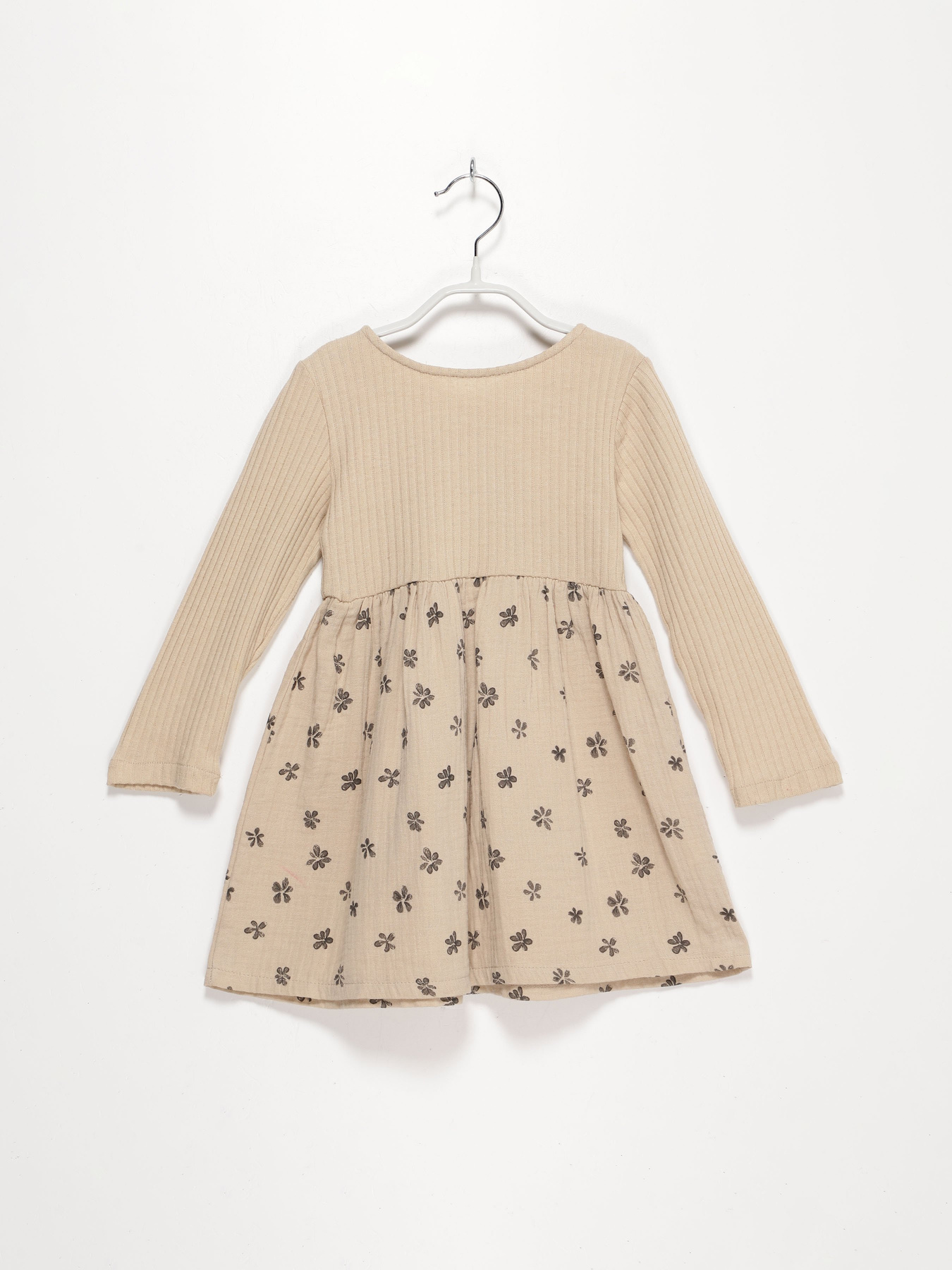 Платья ZARA модель 0485/527/8060_бежевий комб. Платья ZARA модель 0485/527/8060_бежевий комб. Фото