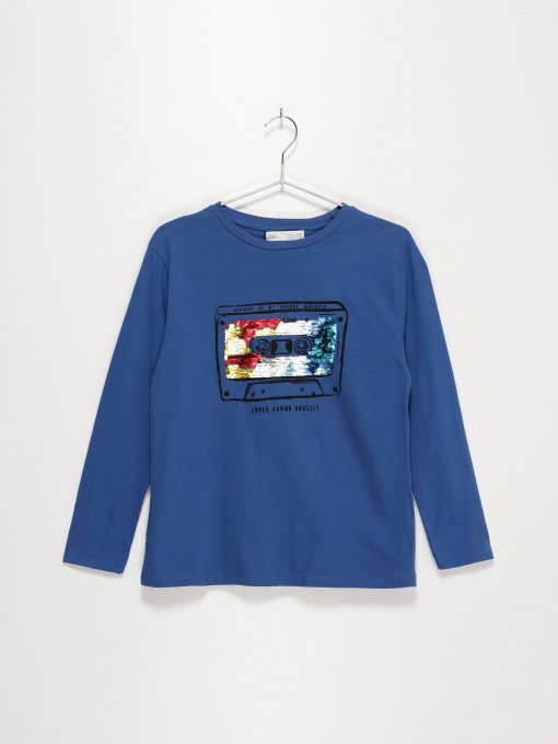 Худи и свитшоты ZARA модель 6224/778/4200_синій комб. Фото