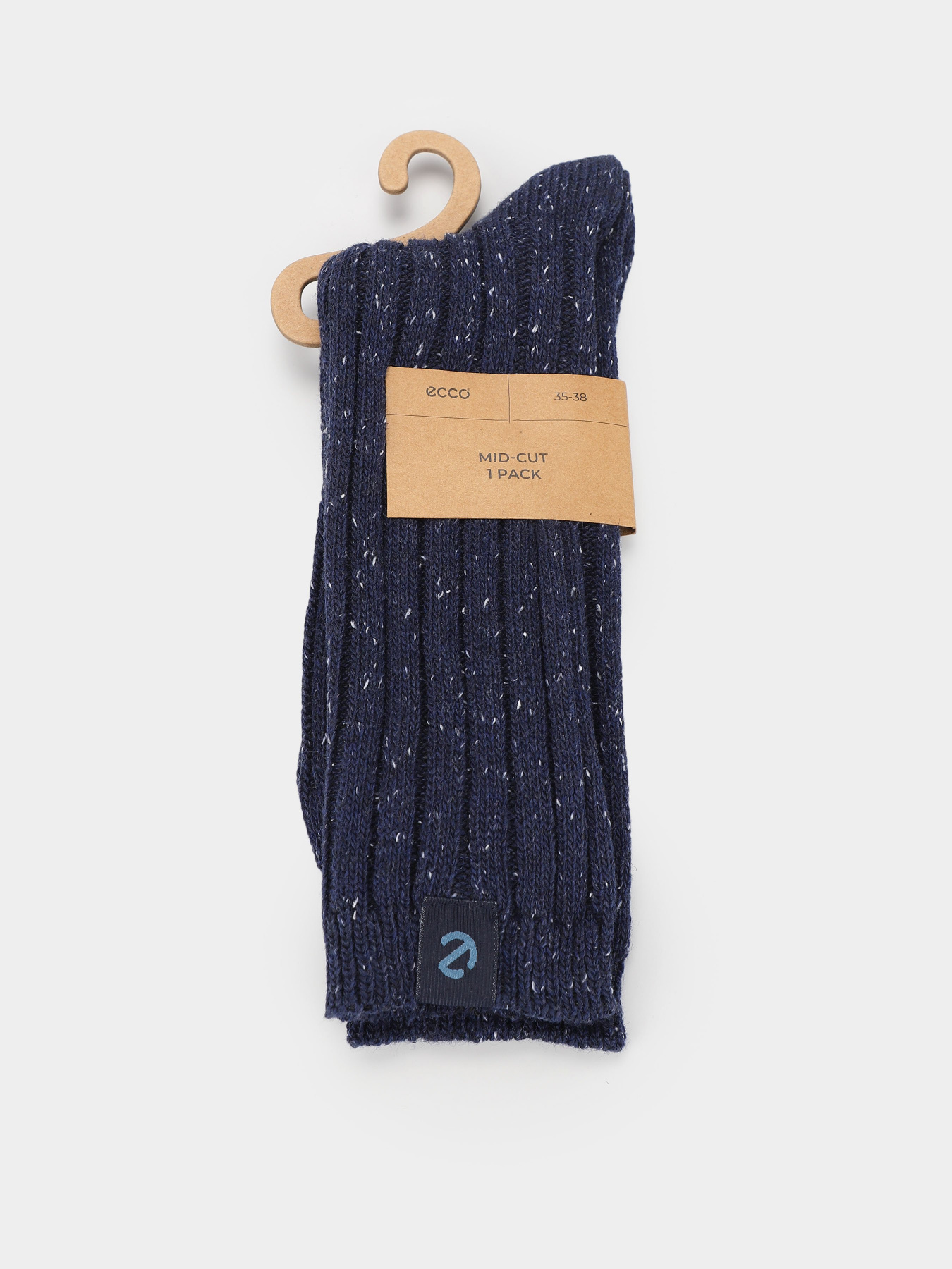 Шкарпетки та гольфи ECCO Hygge Ribbed Mid Cut модель 908552790006 Фото