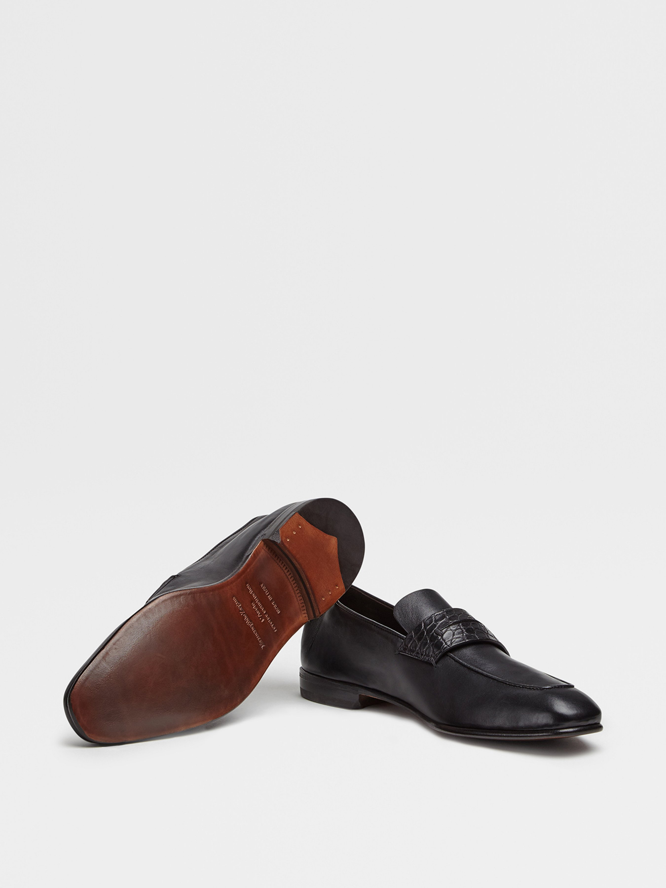 Туфли и лоферы Zegna модель FT312300_Чорний Фото