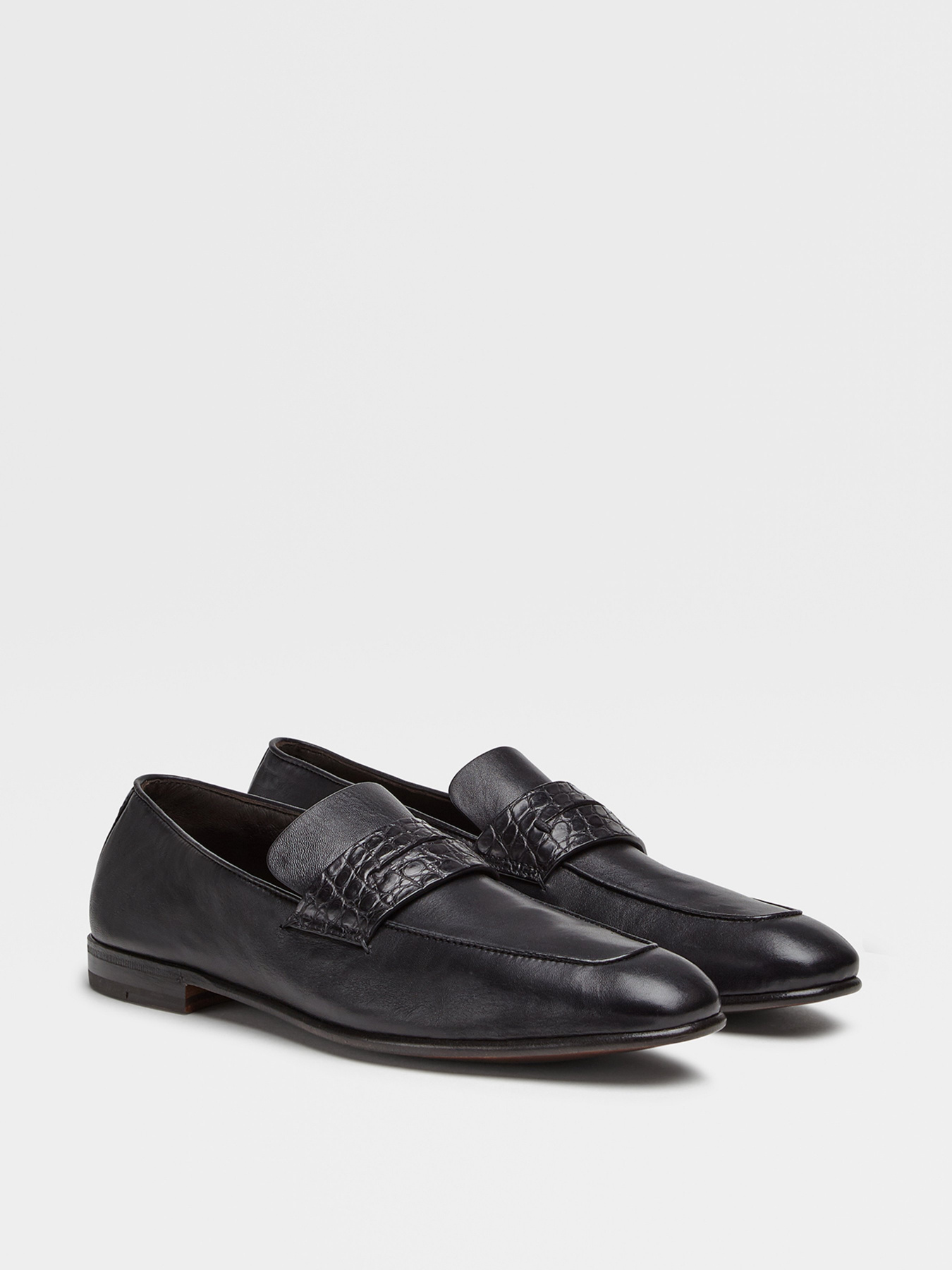 Туфли и лоферы Zegna модель FT312300_Чорний Фото