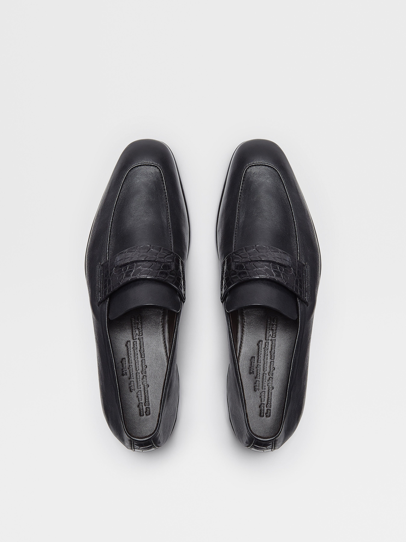 Туфли и лоферы Zegna модель FT312300_Чорний Фото