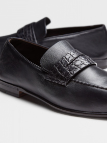 Туфли и лоферы Zegna модель FT312300_Чорний Фото