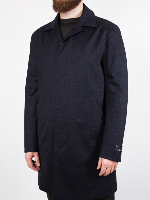 Пальто и плащи Zegna модель CT313520_Темно-синій Фото
