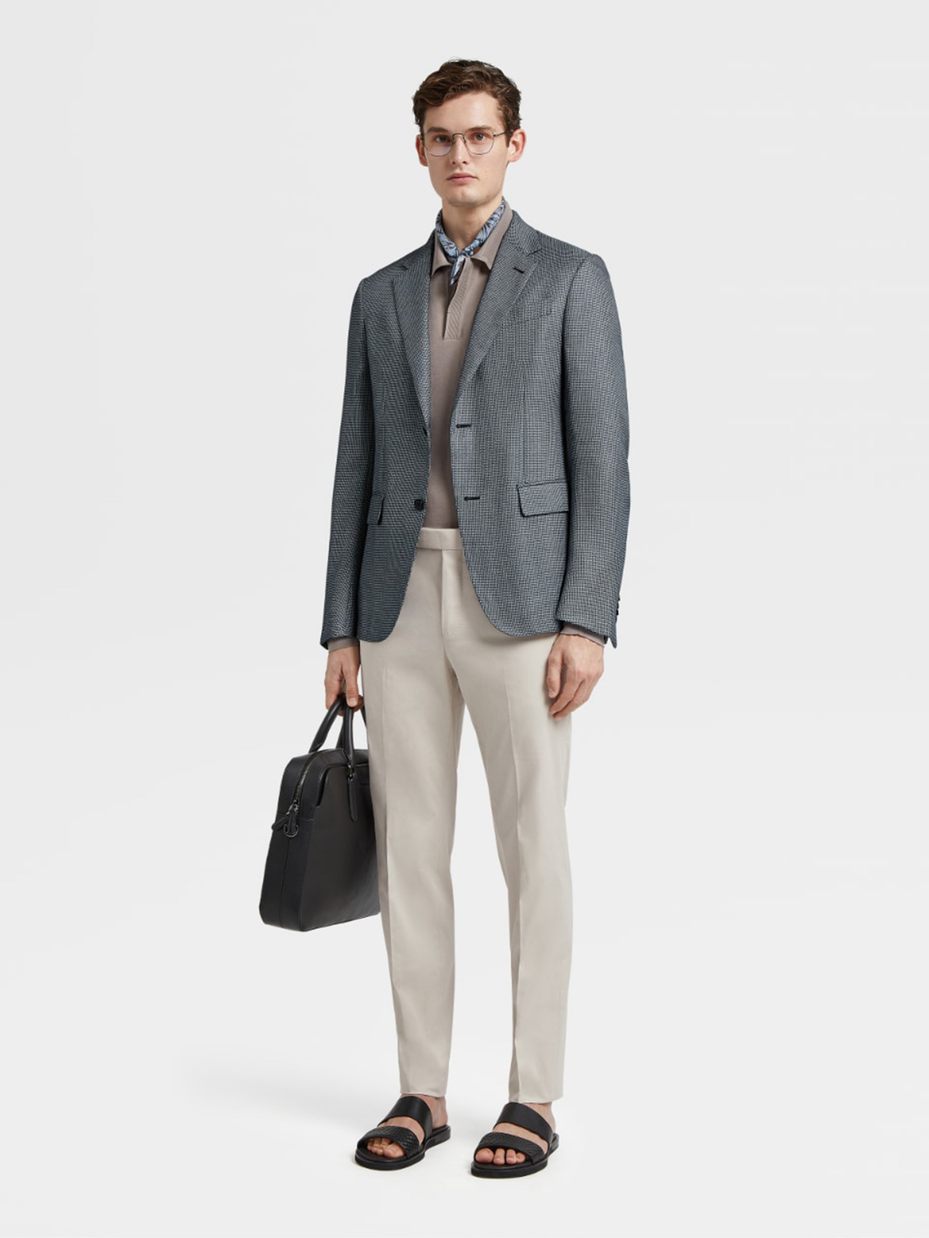 Штани Zegna модель TR314580_Бежевий Фото