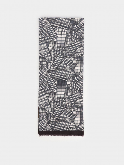 Шарфы и платки Zegna модель AC312275_Графітовий Фото