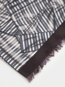 Шарфи та хустки Zegna модель AC312275_Графітовий Фото