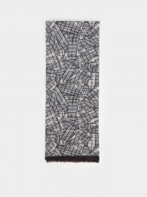 Шарфи та хустки Zegna модель AC312275_Графітовий Фото