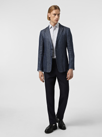 Пиджаки Zegna модель JC11825_Синій Фото