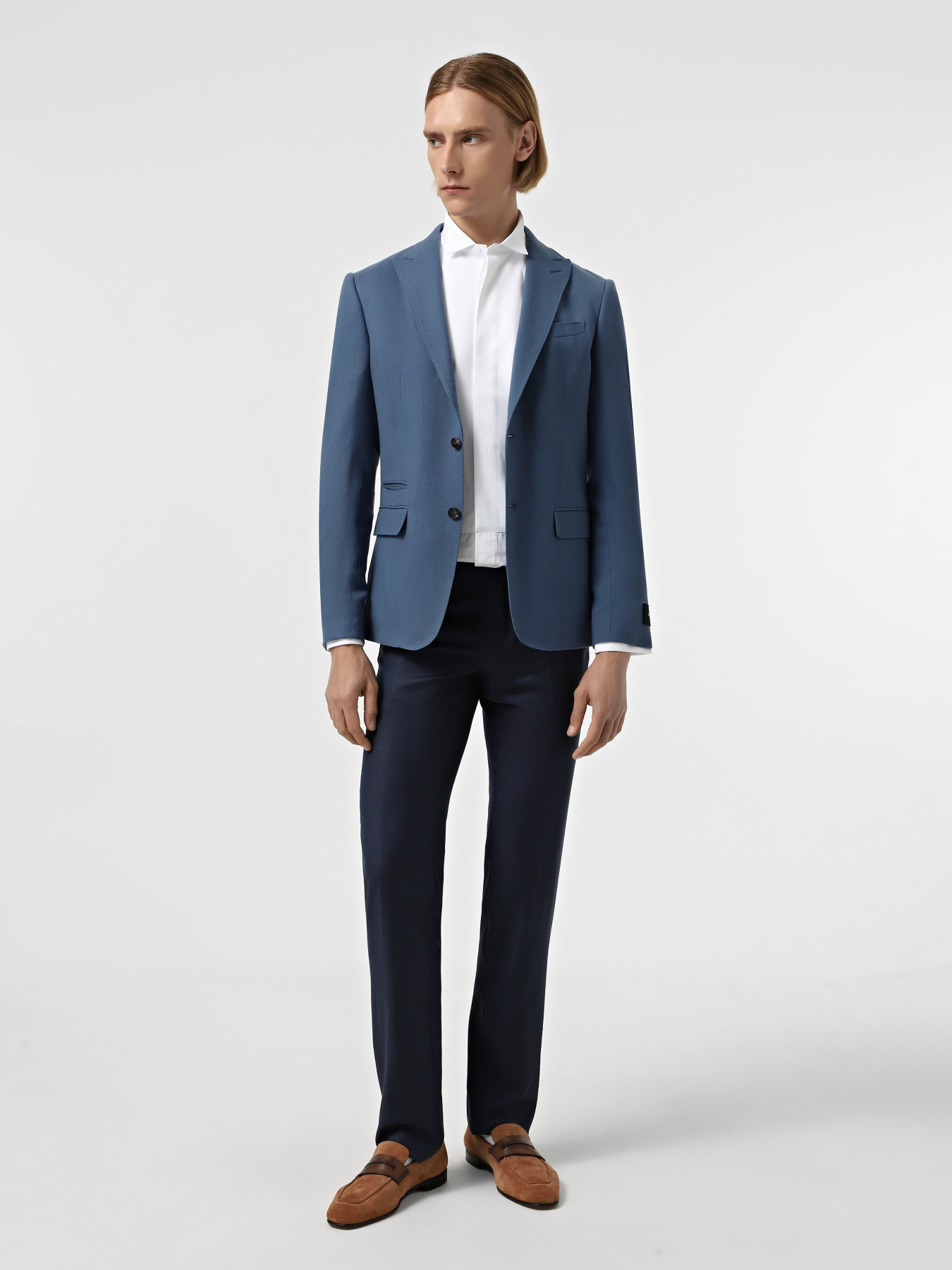 Пиджаки Zegna модель JC314550_Синьо-зелений Фото