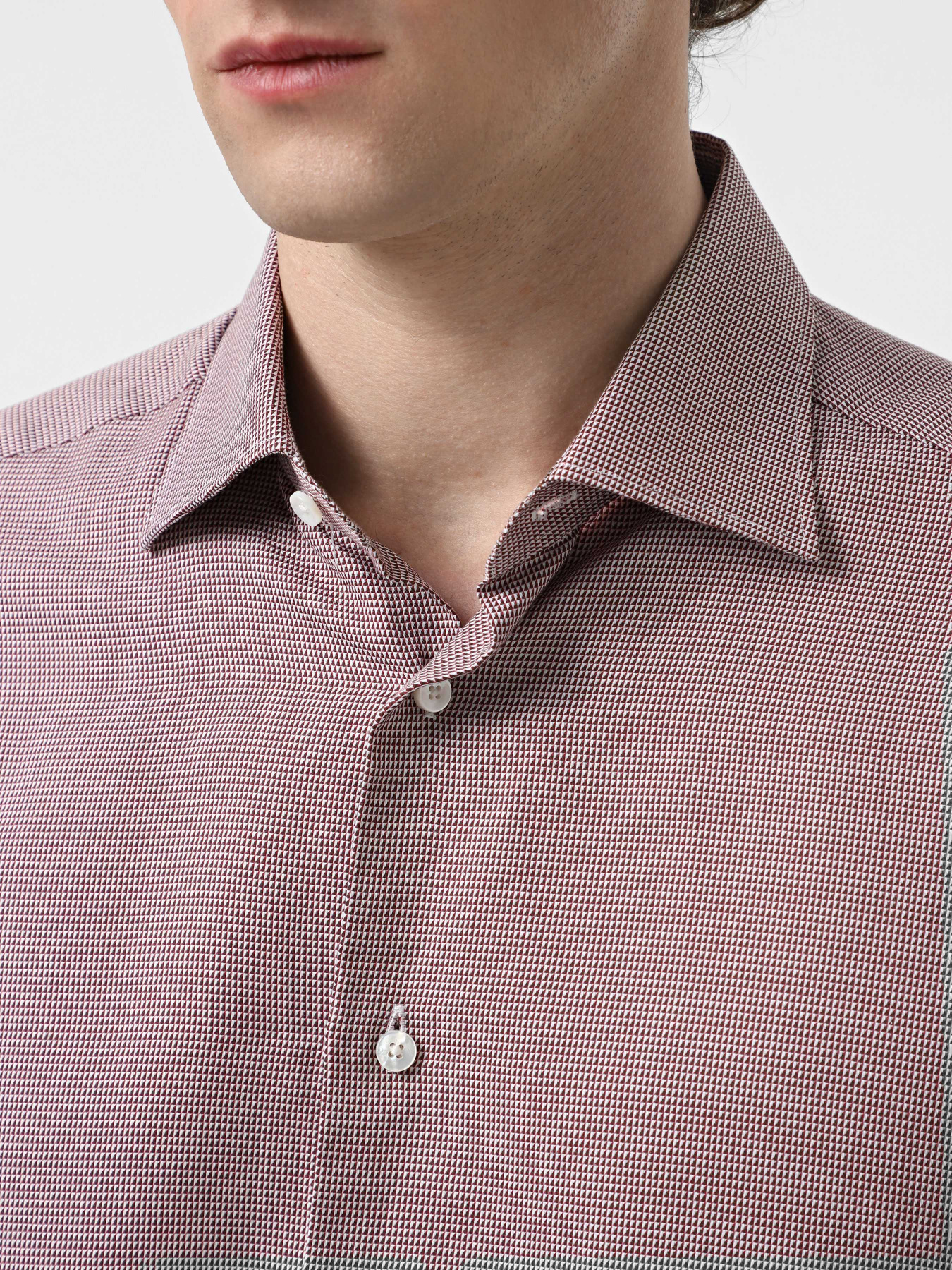 Сорочки Zegna модель SH10468_Червоний Сорочки Zegna модель SH10468_Червоний Фото