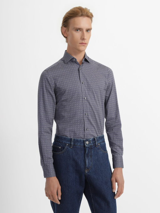 Сорочки Zegna модель SH10753_Фіолетовий Фото