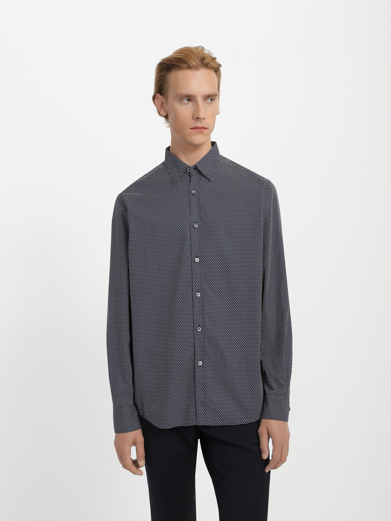 Сорочки Zegna модель SH10756_Синій Фото