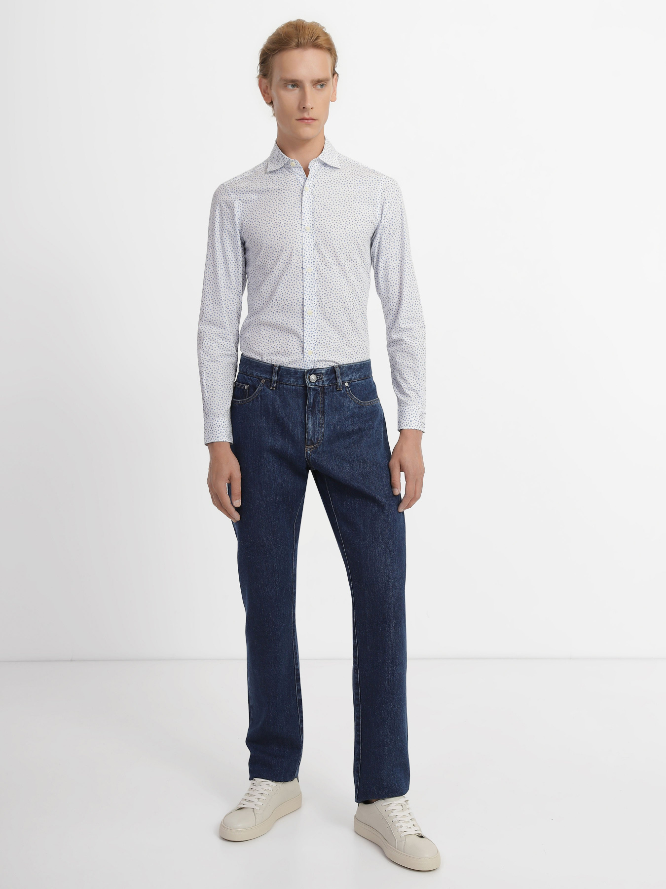 Сорочки Zegna модель SH124_Синій Фото