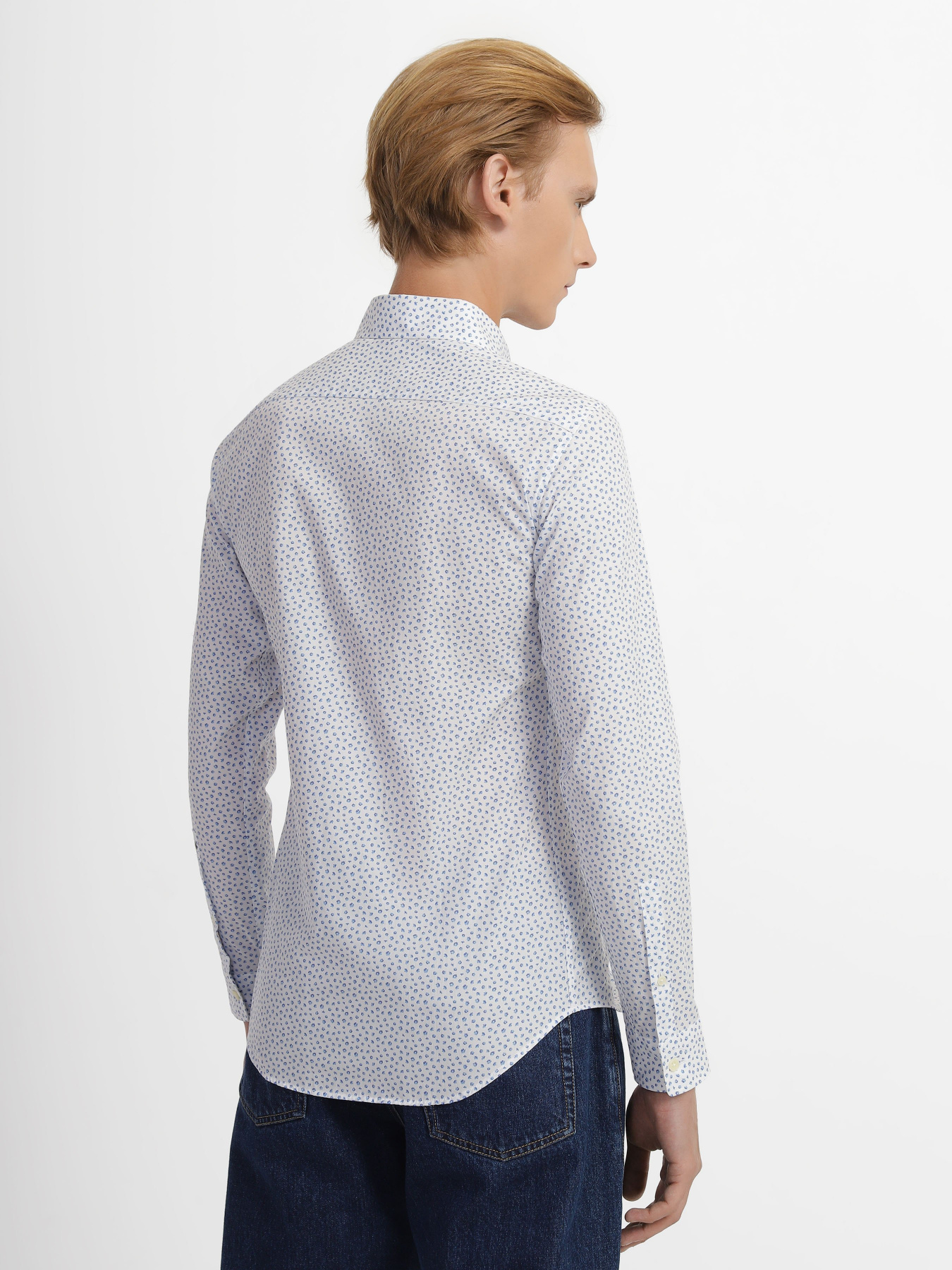 Сорочки Zegna модель SH124_Синій Фото
