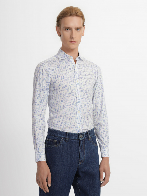 Сорочки Zegna модель SH124_Синій Фото