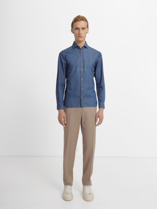Сорочки Zegna модель SH307125_Блакитний Фото