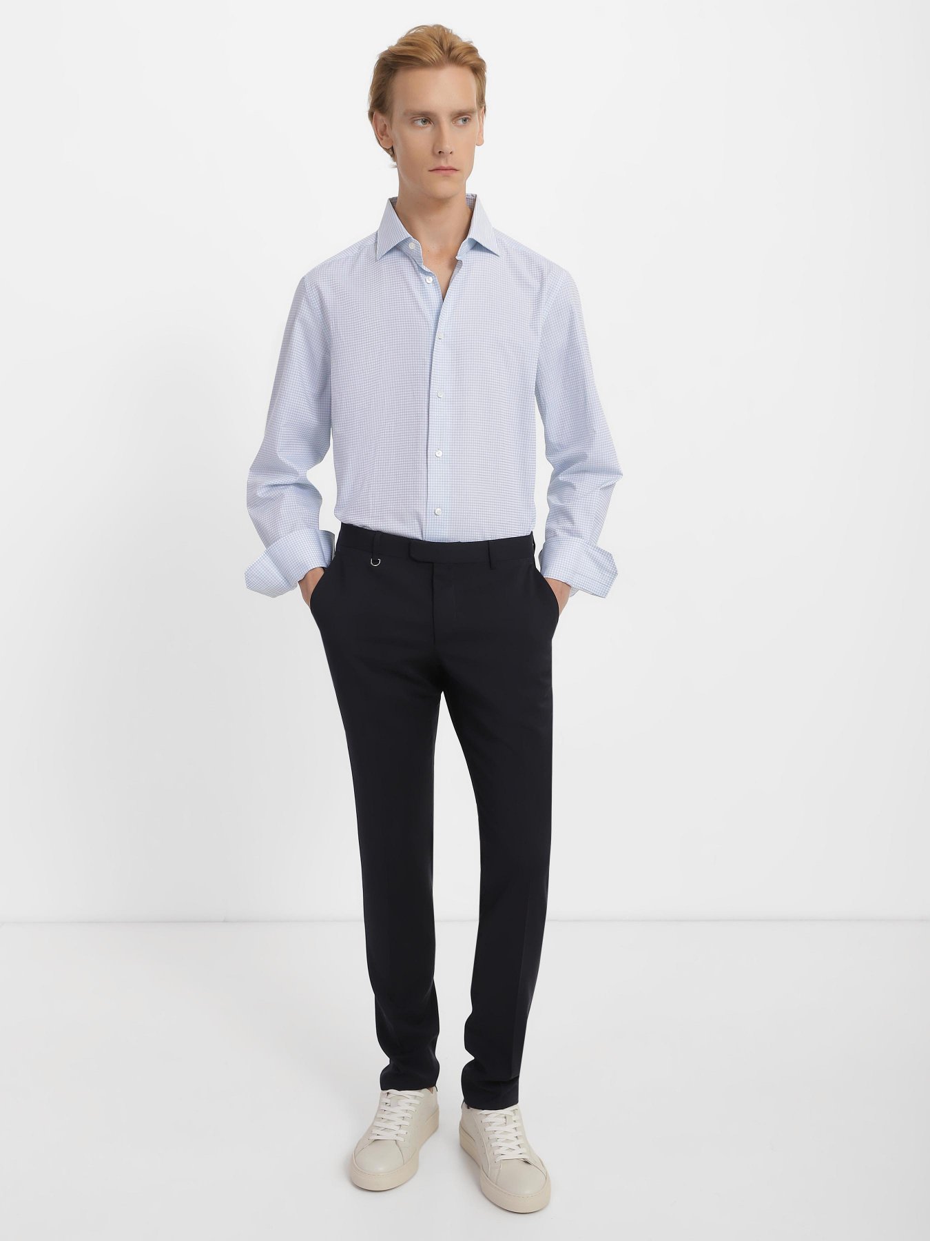 Сорочки Zegna модель SH308180_Блакитний Фото
