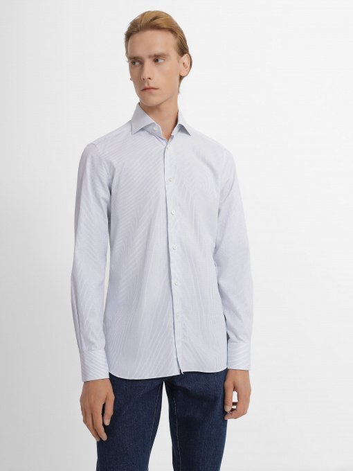 Сорочки Zegna модель SH308182_Блакитний Фото